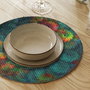 Hermia Conjunto de 4 Manteles Individuales Multicolor 37 cm